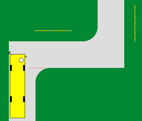 【バスのクランク通過の図1】