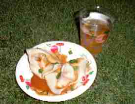 ワンタン&チンタオビール